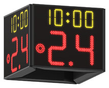 Tabellone elettronico Indicatore 24secondi e cronometro omologato FIBA a 4 LATI